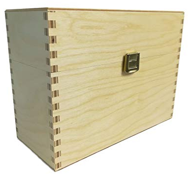 MEMO Lehrmittel: Karteikasten A5 Holz - Hochwertige Karteikartenbox für 700 Karten - Handgefertigt in Österreich - Nachhaltige Aufbewahrung für Büro, Schule & Lernkartei - Karteikartensystem