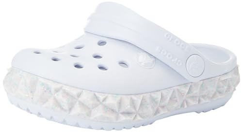 Crocs Unisexe Enfant Crocband Geometric Gltr Band Clog T Sabots, Dreamscape, 22/23 EU