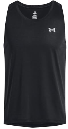 Under Armour Herren Launch Singlet, leichtes atmungsaktives Tank Top, schnelltrocknendes Funktionsshirt mit reflektierenden Details