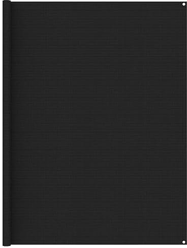 ARKEM Tappeto da Tenda 250x350 cm Nero,Stuoia Campeggio-Tappeto da Campeggio,Pavimento Ideale per Veranda