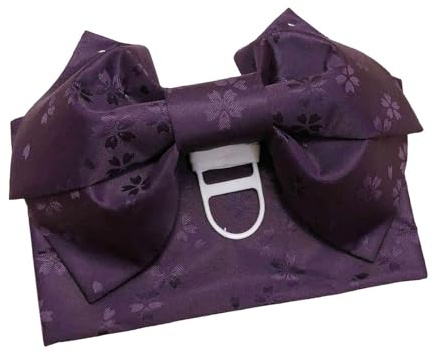 kowaku Ceinture japonaise pour femmes, Kimono Obi, ceinture de taille Geisha, peignoir d'été, Durable, classique, léger, avec nœud pré-noué, violet