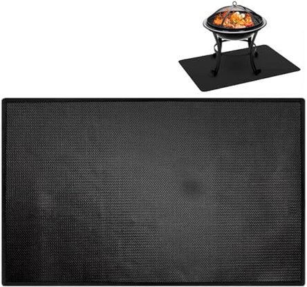 BBQ Bodenschutzmatte | Grillmatten für Outdoor Grill - Grill Feuerfeste Matte | Faltbare Grill Bodenpads Grill Feuerfeste Matte | Grill Bodenpads für BBQ, Grill, Kamin