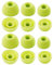 Rhinenet Eartips for Beats Studio Buds + Ear tips, Premium Silicone Antip Slip Cover Replacement Beats Earbuds Tips Ear pieces Fit in Charging Case 6Pairs S/M/L (Volt Yellow)