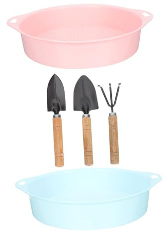 BESPORTBLE 1 Satz Bodensieb Mit Armlehne Werkzeug Gartenrechen Gartenbedarf Gartengeräte Garten Schaufeln Pflanzen Bodensiebe Garten Kellen Siebpfannen Gartenschaufeln Hölzern