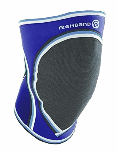 Rehband Handball - Protección de Rodilla de Balonmano para Hombre, tamaño S, Color Azul
