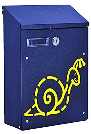 Blinky 27298-10 - Caracol Caja De Las Letras Del Acero, 21X8.5X30, Negro