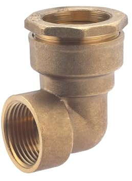 Raccord PE Laiton Coude Ø32 - Femelle 26x34 (1') NOYON & THIEBAULT