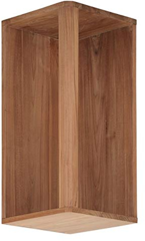 Teako Design Eck-Hängeschrank Carmelo wetterfest Möbel Gartenmöbel Schrank Wetterfest Küchenmöbel Outdoorküchenmöbel Outdoormöbel