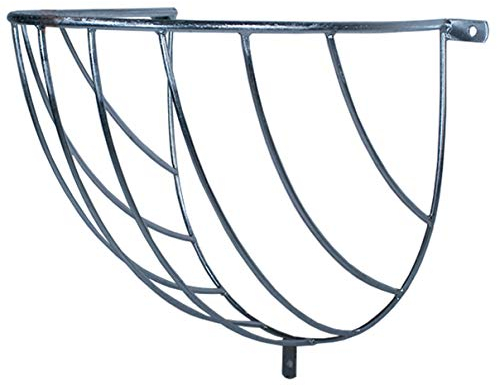 HELO Heuraufe Futtertrog Futterraufe Raufe verzinkt Pferdebox Pferd Schafe Rinder Kuh (SF 12-70x52x61 cm)