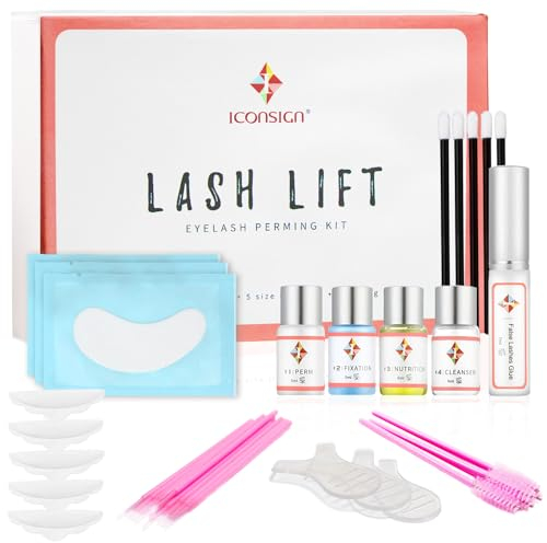 Kit Laminazione Ciglia e Sopracciglia 2025 – Lash Lift Professionale con Nuova Colla, Permanente Semipermanente per Uno Sguardo Intenso