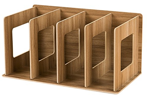 AKOGD CD Ständer DVD Ständer DVD Aufbewahrung CD Halter DVD Halter Medienbox Regal Bücherregal Tisch-Organizer (#2)