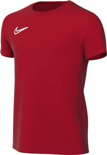 Nike Unisex Kinder Y Nk Df Acd23 Short-Sleeve Soccer Top, University Red/Gym Red/White, 152 EU