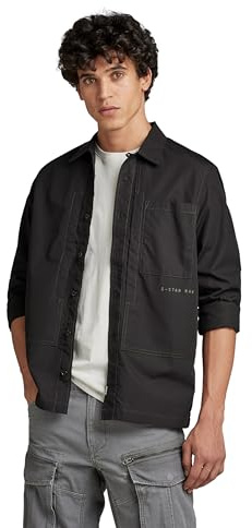 G-Star Para Hombre Camisa Workwear Regular, Negro (dk black D22975-C973-6484), M
