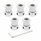 SHCEEC GT2 Timing Pulleys 20 Teeth 8mm Bore 10mm Width for 3D Printer 2mm Pitch Aluminum Timing Belt Pulley Wheel with Allen Wrench (Pack of 5Pcs)
