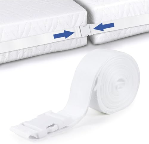 XZMCAT Supporto per Materasso | Kit Connettore per Materasso Che Trasforma Due Letti Singoli in Un Letto Matrimoniale | Ponte Matrimoniale | Ponte Letto - Ideale per Ospiti e Riunioni di Famiglia