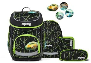 ergobag cubo Set ergonomischer Schulranzen Klassisch 5-teilig 1. Klasse Grundschule