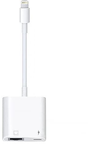 Lightning to RJ45 Ethernet LAN Network Adapter with Charge Port for Select iPhone,iPad Models 100Mbps Charging Plug and Play