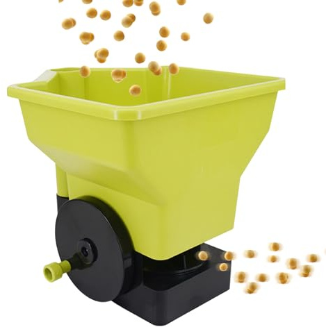 Spargitore manuale, 22,5 x 21 x 24 cm, per spargere fertilizzanti manuali, per giardino, , tappeto erboso, scioglimento della neve, , marciapiede, strada