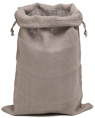 La Cordeline 3262070307039 Sac de Jute Taupe Fermeture à Lacet 45 x 65 cm, 45x3x65 cm