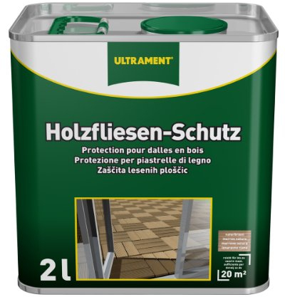 Ultrament Holzfliesen-Schutz, kdi Holzfliesen, Holzschutz, 2 Liter