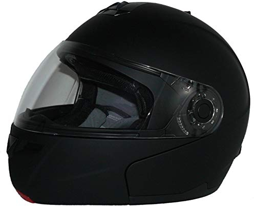 protectWEAR Klapphelm Motorradhelm mit Sonnenblende H910-MT - S