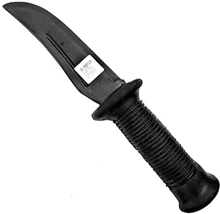 USI UNIVERSAL THE UNBEATABLE KN Training Rubber Knife For Martial Arts Training & Practice,Training Against Real Knife Attacks, Made Of Soft Rubber Material (Black, Pack of 1Pc)