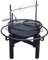 KCT BBQ Grill with Rotisserie Outdoor Patio Fire Pit Bowl