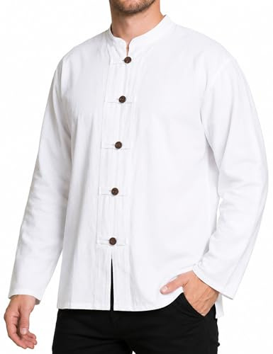 PANASIAM ShirtBEN-5Button, white M