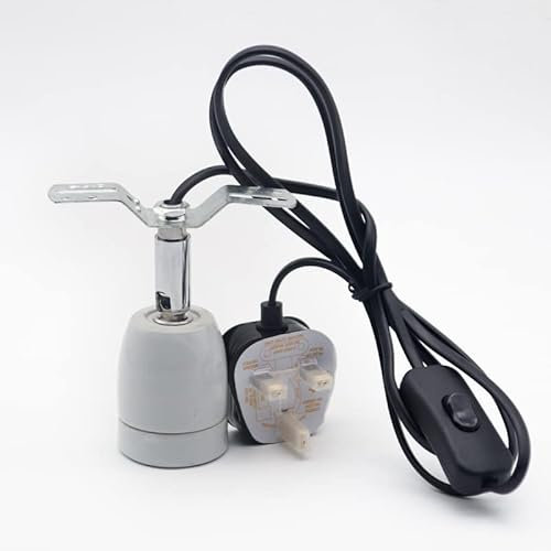 Reptile Heat Lamp Holder, E27 Rotatable Reptile Pet Clip Heat Lamp Stand for Bearded Dragon, Lizard, Tortoise, Snake