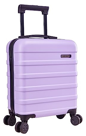 Cabin Max Anode 30L 45x36x20 cm Handgepäck Koffer – leicht, Hartschale, 4 Räder, Leichtes Handgepäck geeignet für Easyjet unter dem Sitz (Digital Lavender 45 x 36 x 20 cm)