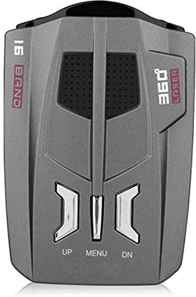 Tyenaza Rilevatore Radar per Auto, Allarme Vocale e Sistema di Allarme velocità con Rilevamento, Aiuti alla Guida Monitoraggio Automatico dell'Auto a 360 Gradi