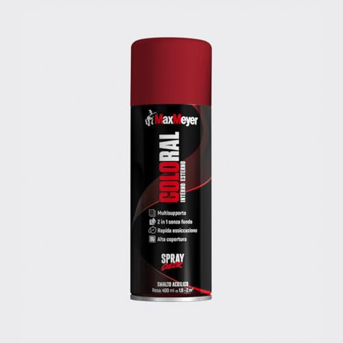 MAXMEYER Spray Coloral 0.4L Ral 3003 Rosso Rubino