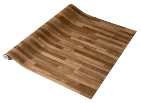 Self Adhesive Vinyl Wrap Film for Kitchen Doors and Worktops dc fix Walnut Block (67.5CM, 5M)