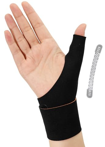 Wepai Wrist Bandages, Elastic Thumb Wrist Splint for Men and Women, Sports and Fitness, Housework(M, Rechts)