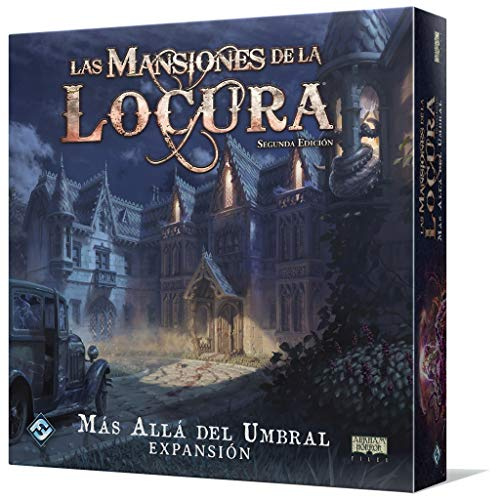 Fantasy Flight Games | Las Mansiones de la Locura: Más Allá del Umbral | Expansión Cooperativa de Investigación y Terror | A Partir de 14 Años | De 1 a 5 Jugadores | 2-3 Horas por Partida | Español