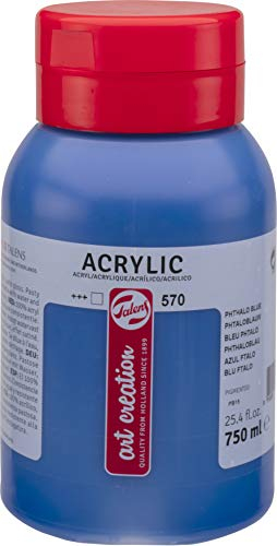 Peinture Acrylique en pote bleu phtalo 750ml - Royal Talens