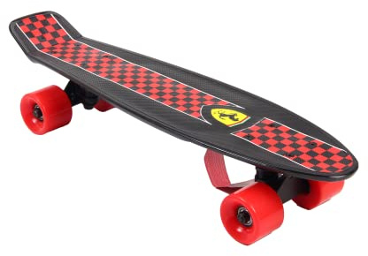 DAKOTT Ferrari Cruiser-Skateboard, 57,1 cm, Schwarz, Polypropylen, Polyurethan, 6 Zoll, 1,7 kg, Jugendliches Alter, SKATEBOARD