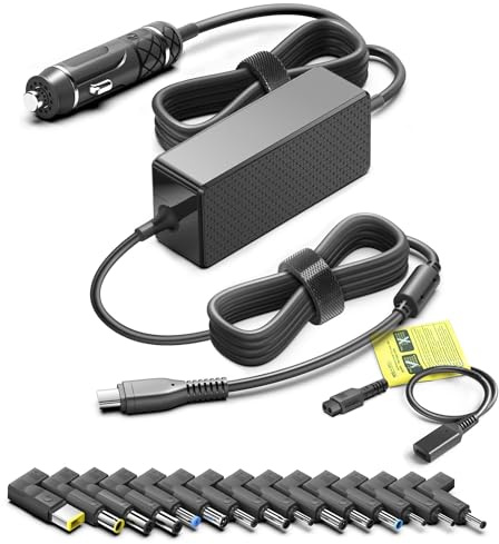 TAIFU 100W USB C Caricatore Auto per Laptop a Alimentatore Universale per Notebook per Acer Asus Lenovo HP Toshiba MEDION SONY DELL Packard Samsung Fujitsu MSI GATEWAY Delta LG 12V-24V Caricabatterie