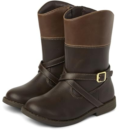 Gymboree,and Toddler Classic Tall Riding Boots,Brown,7 Years
