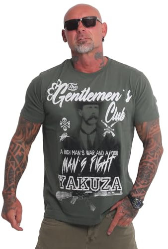 Yakuza Herren Gentlemens Club T-Shirt, Cilantro, L