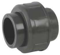 Union 3 pièces Femelle/femelle en PVC avec O-ring en EPDM à coller - 50mm