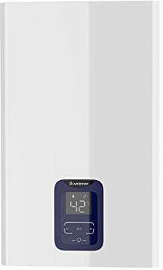Ariston Next Evo X - Calentador de Agua Butano 11L/min Bajo Consumo, Calentador Gas Butano Propano Estanco Termostático y Low Nox 18.7x34.5x57 cm Fabricado para Instalación España