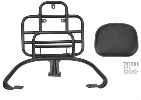 Aramox Porte-Bagages Arri¨¨re avec Coussin de Dossier Support de Pack R¨¦glable pour Sprint Primavera 50 125 150 250 300 GTS