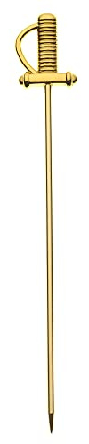 Barfly Cocktail Picks, Sword, Gold Plated, 4.5, Set of 12