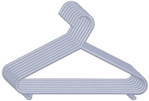 Bieco Kleiderbügel Kinder 8 St Lilac | Länge ca 30cm | Baby Kleiderbügel | Kunststoff Kleiderbügel Kinder Baby | Baby Organiser Für Kleiderschrank | Kleiderbügel Baby | Baby Clothes Hangers…