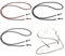 MEMOFYND 3 Brillenbänder, Brillenband, Brillenkette, Brillenbänder Für Damen, Sonnenbrillen-Zubehör, Unisex, Geeignet Für Lesebrillen Und Sonnenbrillen, Dunkelbraun, Schwarz, Grau
