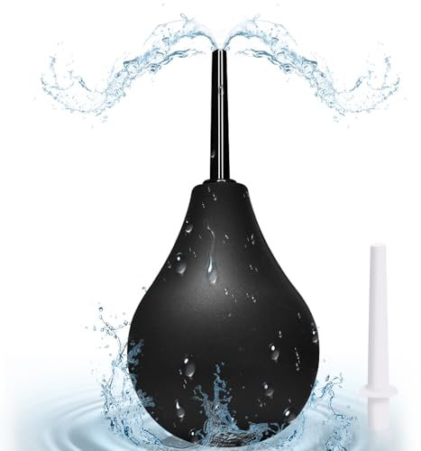Analdusche 224ML,Einlauf zur darmreinigung,Silikon Anal-Spülung,Intimdusche zur Analdusche und Vaginaldusche