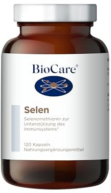 BioCare Selen - Selenomethionin für Immun- & Antioxidant-Unterstützung - 120 Kapseln