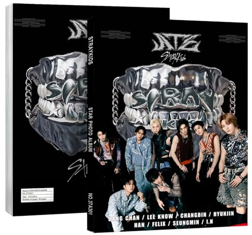 KPOPBP Stray Kids ATE Photo Book 40 Sheets Photobook Kpop Merchandise Postcards Gift for SKZ Boys and Girls