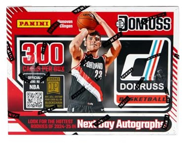 2024/25 Panini Donruss Basketball Hobby-Sammelkartenbox (1 Autogramm pro Hobbybox)
